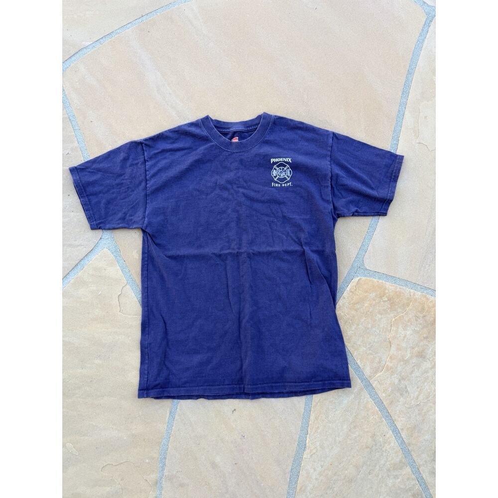 Phoenix Fire Department Graphic T-shirt Youth Boys XL Blue